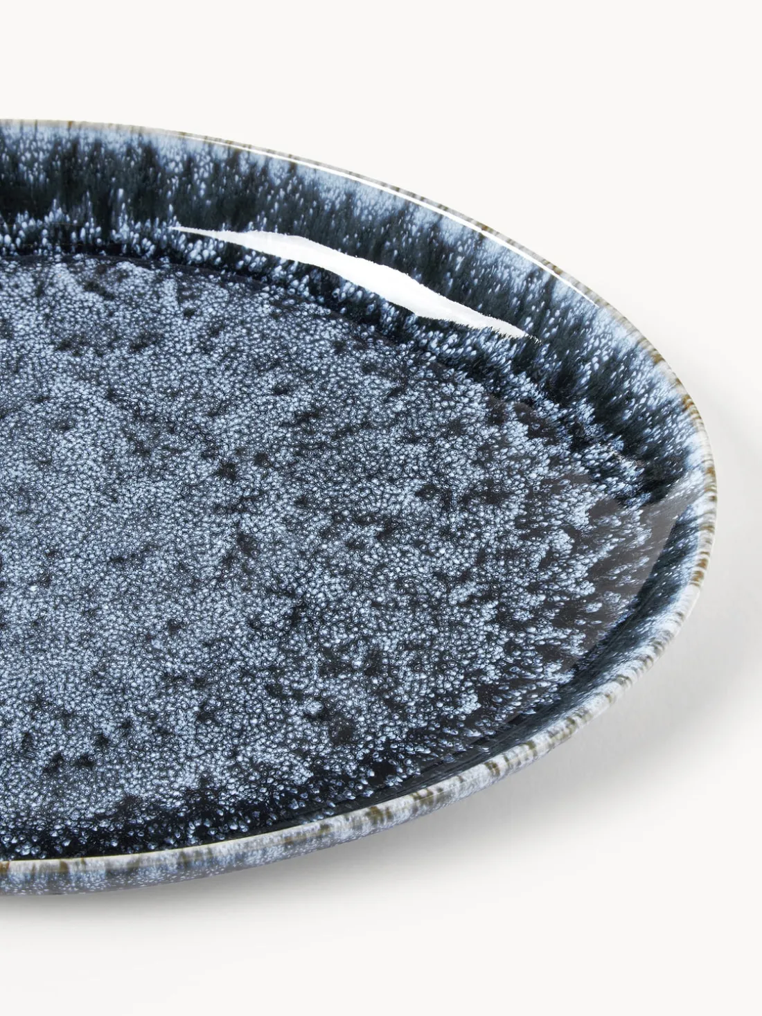 Vajilla artesanal en forma orgánica Macey, 4 comensales (12 pzas.)