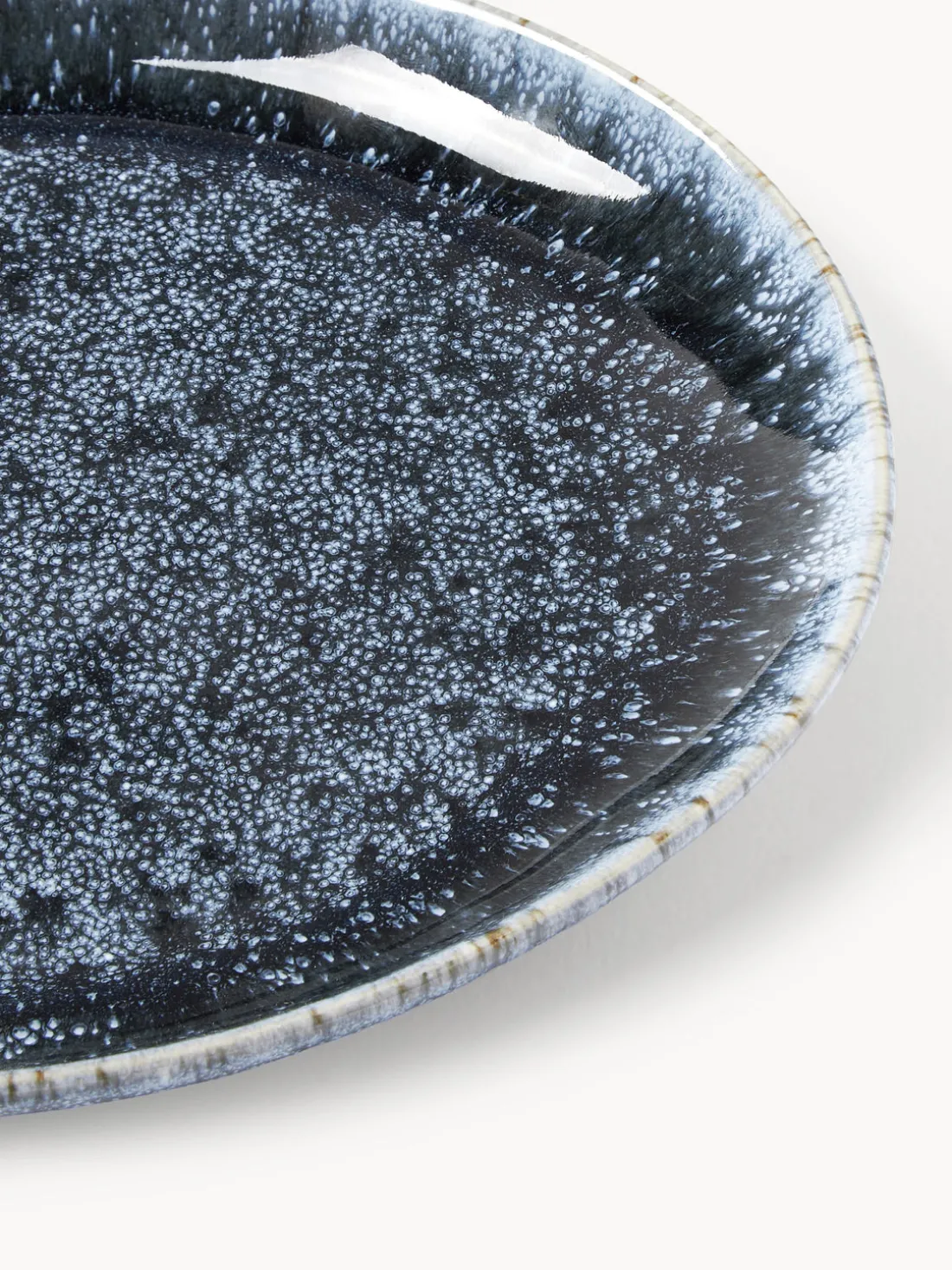 Vajilla artesanal en forma orgánica Macey, 4 comensales (12 pzas.)