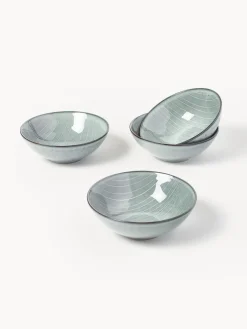 Vajilla artesanal Nordic Sea, 4 comensales (12 pzas.)