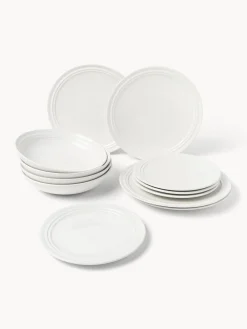 Vajilla artesanal Stevns, 4 comensales (12 pzas.)