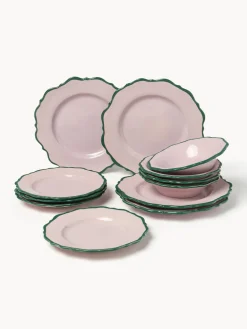 Vajilla Crumble, 4 comensales, 12 pzas.