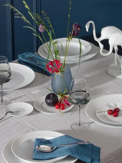 Vajilla de porcelana artesanal No. 41, 2 comensales (12 pzas.)