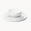 Vajilla de porcelana Bernadotte, 1 comensal (3 pzas.)