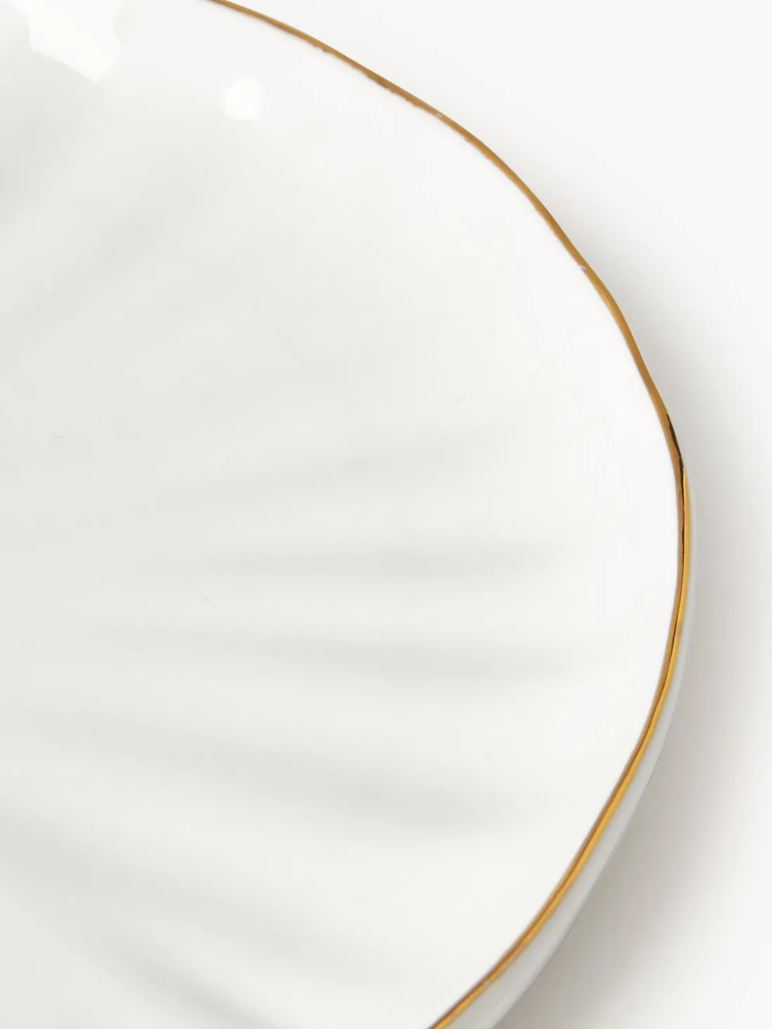 Vajilla de porcelana con relieves Sali, 6 comensales (30 pzas.)