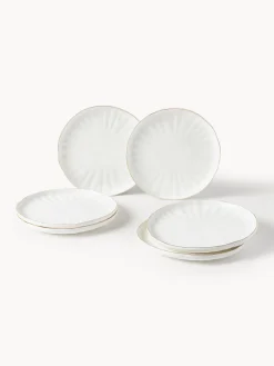 Vajilla de porcelana con relieves Sali, 6 comensales (30 pzas.)