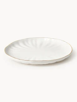 Vajilla de porcelana con relieves Sali, 6 comensales (30 pzas.)