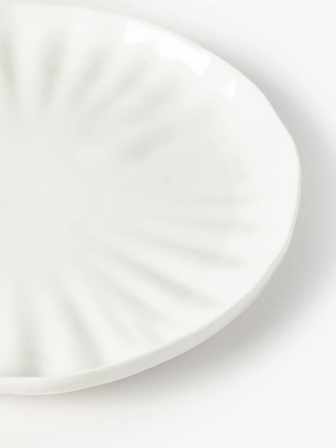 Vajilla de porcelana con relieves Sali, 6 comensales (30 pzas.)