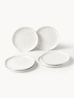 Vajilla de porcelana con relieves Sali, 6 comensales (30 pzas.)