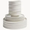 Vajilla de porcelana con esmalte reactivo Dune, 4 comensales (12 pzas.)