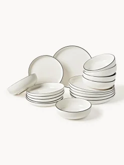 Vajilla de porcelana Facile, 6 comensales (18 pzas.)