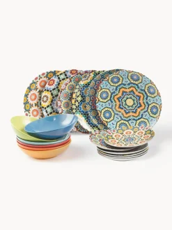 Vajilla de porcelana Marrakech, 6 comensales (18 pzas.)