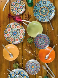 Vajilla de porcelana Marrakech, 6 comensales (18 pzas.)