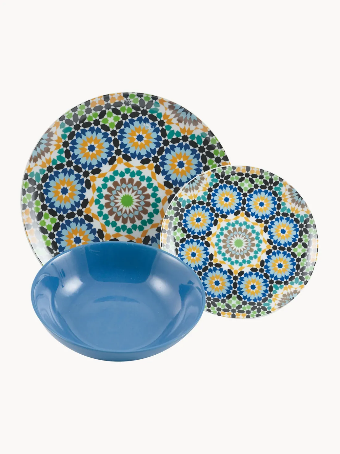 Vajilla de porcelana Marrakech, 6 comensales (18 pzas.)