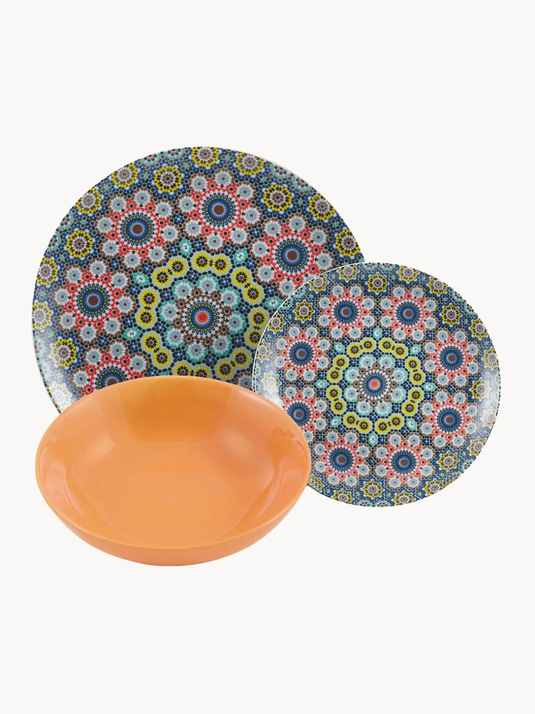 Vajilla de porcelana Marrakech, 6 comensales (18 pzas.)