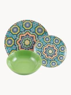 Vajilla de porcelana Marrakech, 6 comensales (18 pzas.)