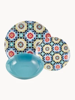 Vajilla de porcelana Marrakech, 6 comensales (18 pzas.)