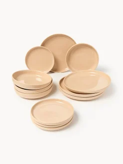 Vajilla de porcelana Nessa, 4 comensales (12 pzas.)