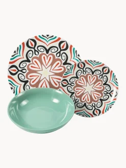 Vajilla de porcelana Sharm, 6 comensales (18 pzas.)