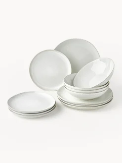 Vajilla esmaltado Gemma, 4 comensales (12 pzas.)