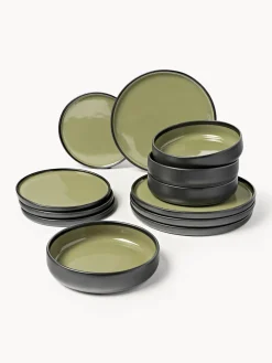 Vajilla Ginger, 4 comensales (12 pzas.)