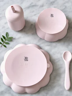 Vajilla infantil de silicona Little Poppy, 4 pzas.