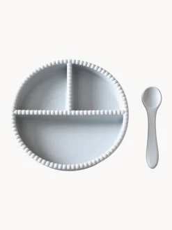 Vajilla infantil de silicona Bubble, 2 pzas.