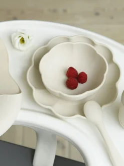 Vajilla infantil de silicona Little Poppy, 4 pzas.