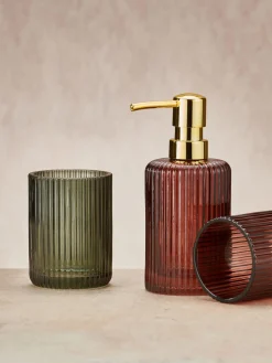 Vaso cepillo de dientes de vidrio Antoinette