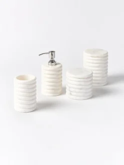 Vaso cepillo de dientes de mármol Orta