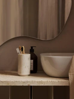 Vaso cepillo de dientes de mármol Simba