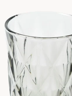 Vasos altos con relieves Colorado, 4 uds.