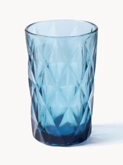 Vasos altos con relieves Colorado, 4 uds.