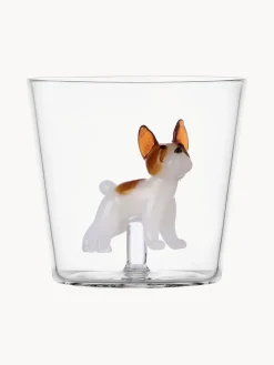 Vasos artesanales French Bulldog, 2 uds.