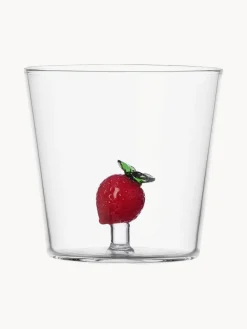 Vasos artesanales Strawberry, 2 uds.