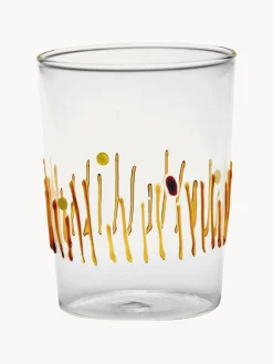 Vasos de agua artesanales Quattro Stagioni, 4 uds.