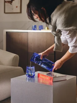 Vasos de agua artesanales con estampado de lunares Oakley, 4 uds.