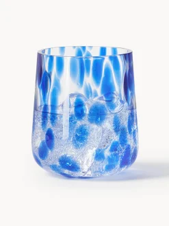 Vasos de agua artesanales con estampado de lunares Oakley, 4 uds.