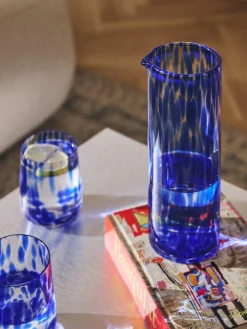 Vasos de agua artesanales con estampado de lunares Oakley, 4 uds.