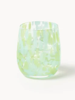 Vasos de agua artesanales Yava, 4 uds.