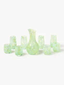 Vasos de agua artesanales Yava, 4 uds.