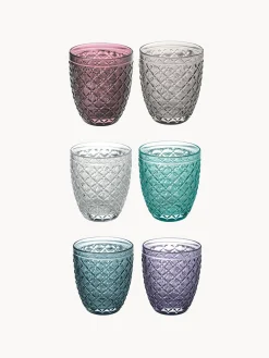 Vasos de agua Castle, 6 uds.