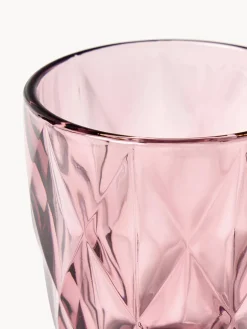 Vasos de agua con patrón texturizado Colorado, 4 uds.