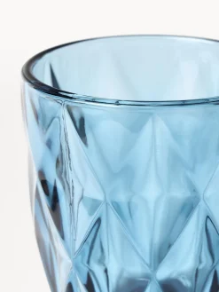 Vasos de agua con patrón texturizado Colorado, 4 uds.