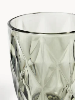 Vasos de agua con patrón texturizado Colorado, 4 uds.