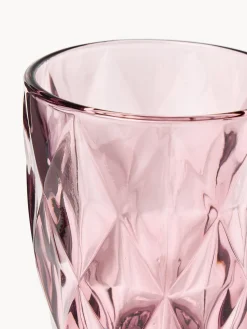 Vasos de agua con patrón texturizado Colorado, 4 uds.