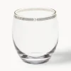 Vasos de agua de cristal con adorno dorado Dvorak, 6 uds.