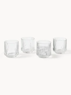 Vasos de agua soplados Aleo, 4 uds.