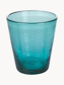 Vasos de agua soplados con burbujas Cancun, 6 uds.