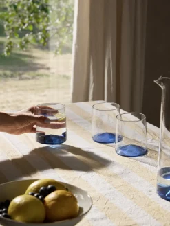 Vasos de agua soplados Hadley, 4 uds.