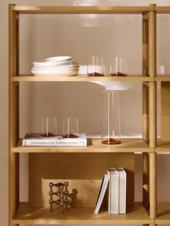 Vasos de agua soplados Hadley, 4 uds.